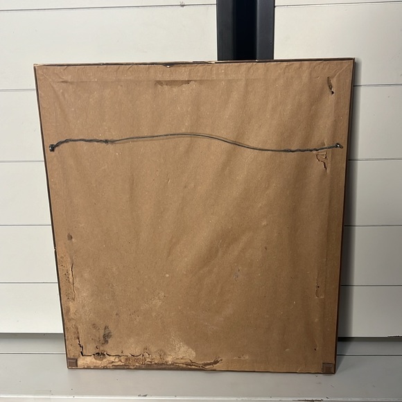 Vintage pineapple welcome cross stitched picture - Picture 3 of 3